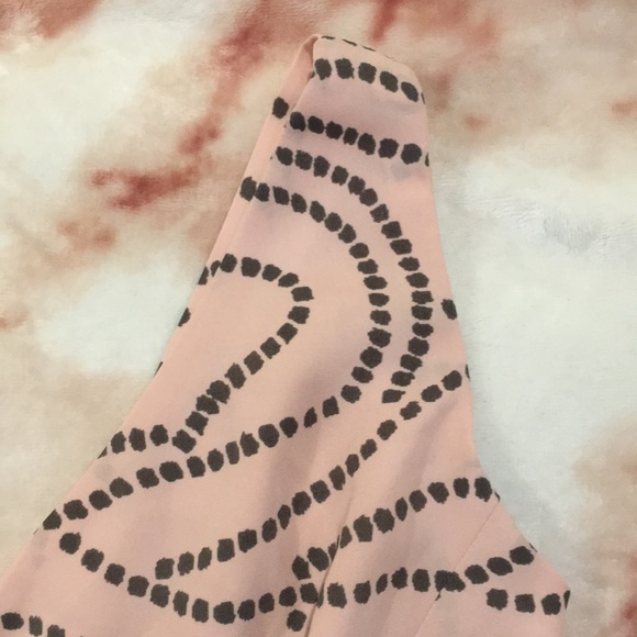 cAbi Blush Grey Print Dress Top Size 4 NWOT zipper - Picture 4 of 14